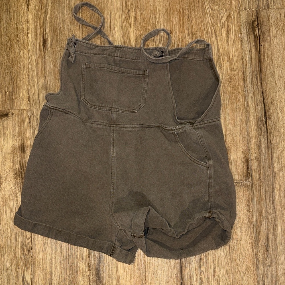 Casual Romper in Washed Charcoal